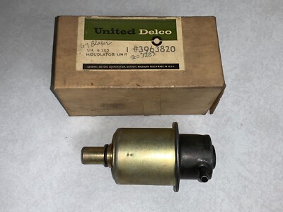 1969 - 1971 GM W/ TURBO HYDRAMATIC 350 TRANSMISSION VACUUM MODULATOR NOS 3963820