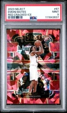 2023 Panini Select Red Cracked Ice Emoni Bates #67 RC PSA 9 Cleveland Cavaliers