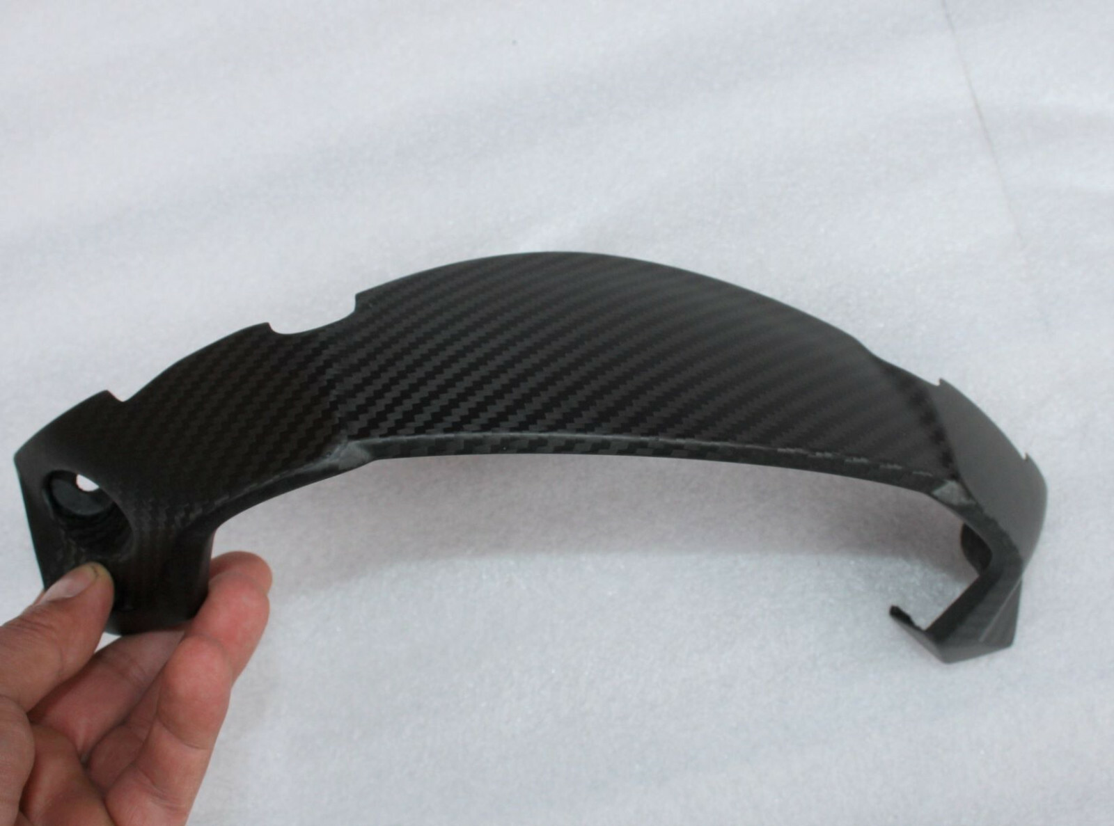 Cache compteur Triumph Street Triple 765 RS carbone mat 2020-2022