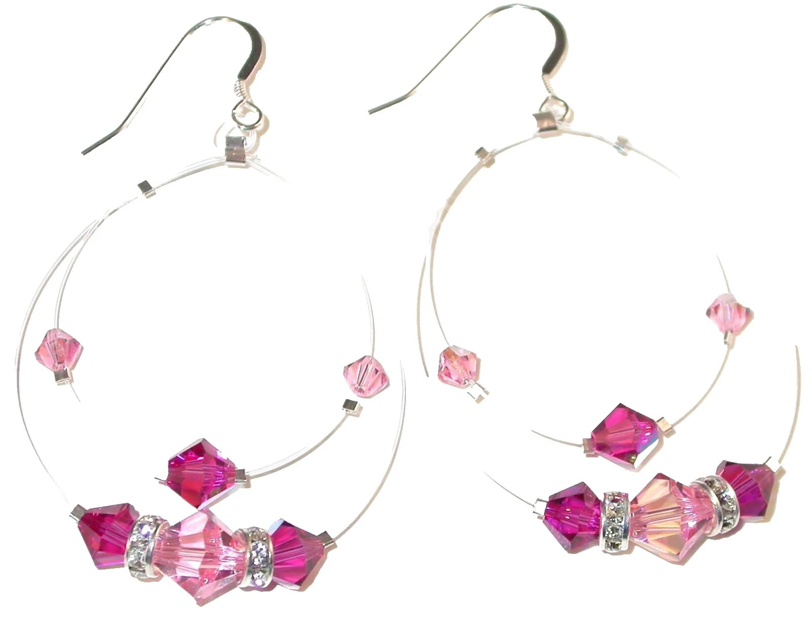 Candelabro de Cristal Brincos Artesanais