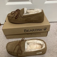 Bearpaw Men's Moc II Slipper Hickory SIZE 9