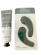 masque BAR - Grey Clay Wash Off Mask & Charcoal Hydro Eye