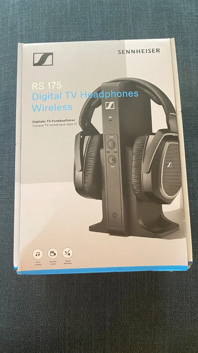 sennheiser rs 175 rf digital tv headphones wireless headphone