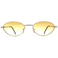 Nos Vintage Tiffany Tj51 Sunglasses - Italy '80S - Medium - Gold Plated Platinum