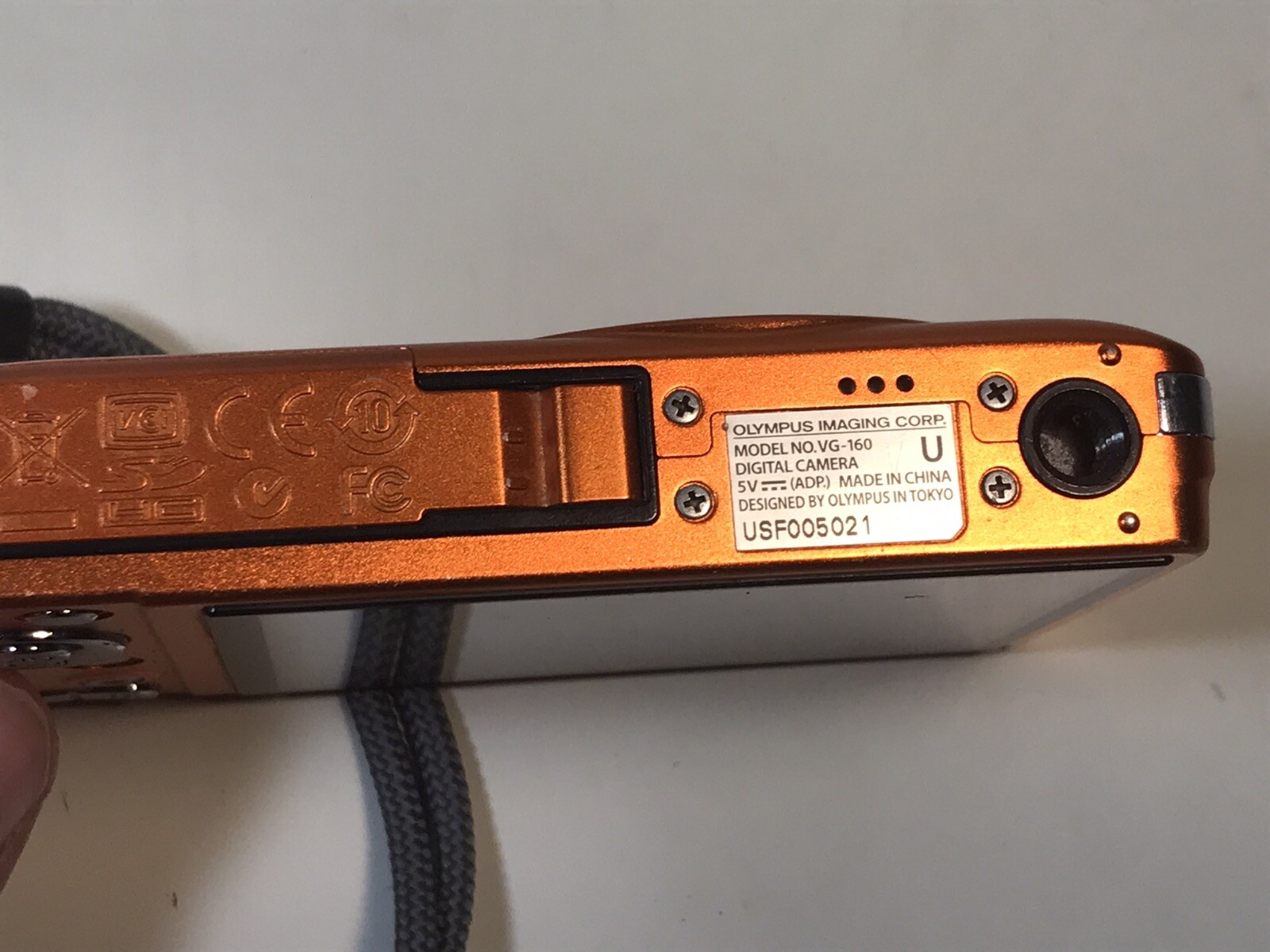 Olympus VG160 14MP Digital Camera Orange TESTED & WORKS eBay