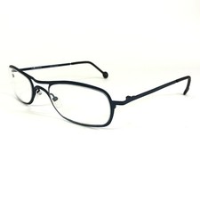 Vintage la Eyeworks Eyeglasses Frames SLIM 554 Navy Blue Rectangular 50-23-120