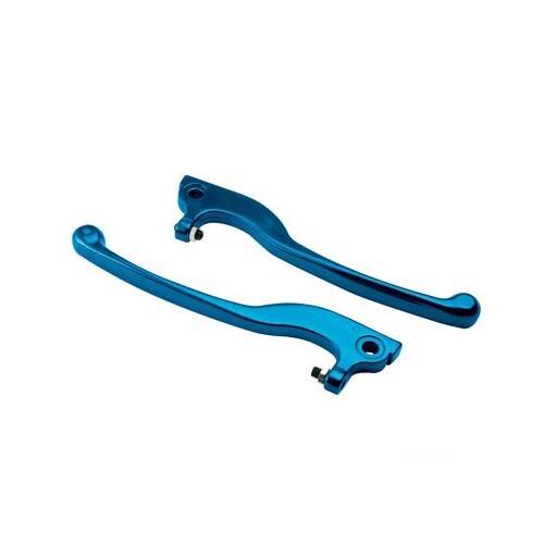 Levier de frein bleu Tun'r pour scooter SR50 idéal en conduite urbaine