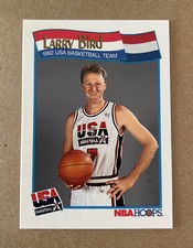 1991-92 NBA Hoops #576 Larry Bird Basketball Card
