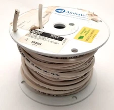 Alpha Wire 392297 Single Conductor Cable 100Ft, 7/30 TC, 2.5mm Silicone Ins