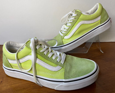 Vans Off The Wall Old Skool Lime Green Suede Classic