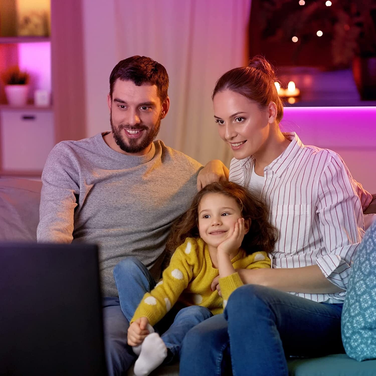 Bande LED 5050 RGB Beaeet pour ambiance lumineuse de chambre