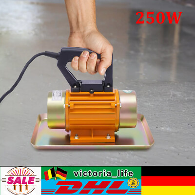 Rüttelmotor Betonvibrator 250W Einphasiger Vibrationsmotor Betonplattenrüttler