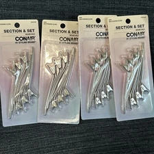 Conair Section & Set Clips #55316Z 6pc Lot of 4 *24 Clips*