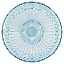 GreenGate Teller Glasteller Alice blau Kuchenteller Dessertteller Glas Ø18,5 cm
