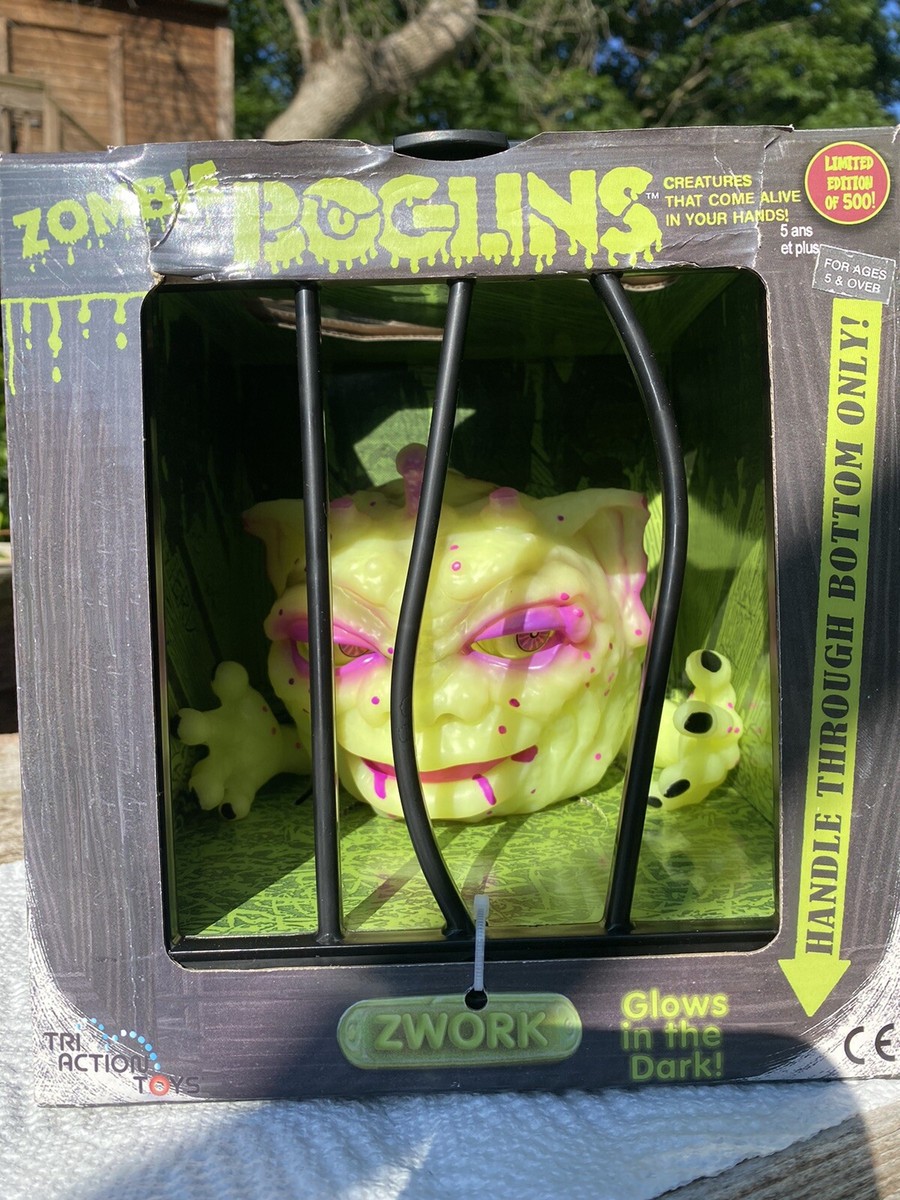 Zombie Boglins Zwork Glow In The Dark Rare Limited To 500 W