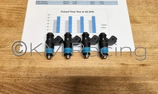 4x FI114962 60LB 650cc Siemens Deka Short Fuel Injectors: Flow Tested & Cleaned