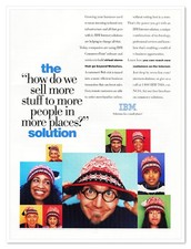 IBM Internet Solutions CommercePoint Vintage 1997 Full-Page Print Magazine Ad
