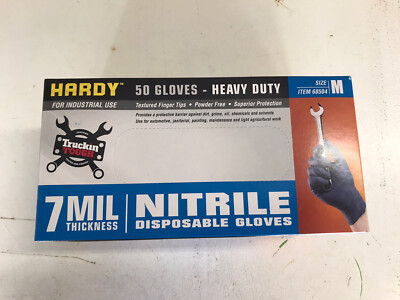 Hardy 68504 Nitrile Gloves mil Strong HEAVY DUTY