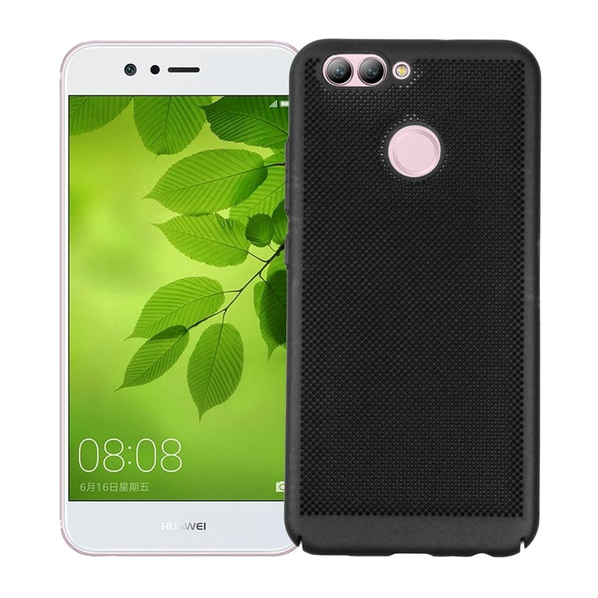 Copertura Di Cuoio Artificiale Book Per Huawei Cover Case + Pellicola