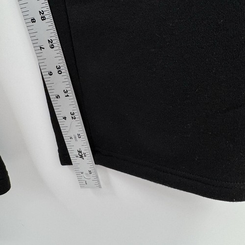 Bleecker Mercer Stacked Flared Fleece Sweatpants Jogger Schwarz Taschen Unisex L - Bild 8 von 8