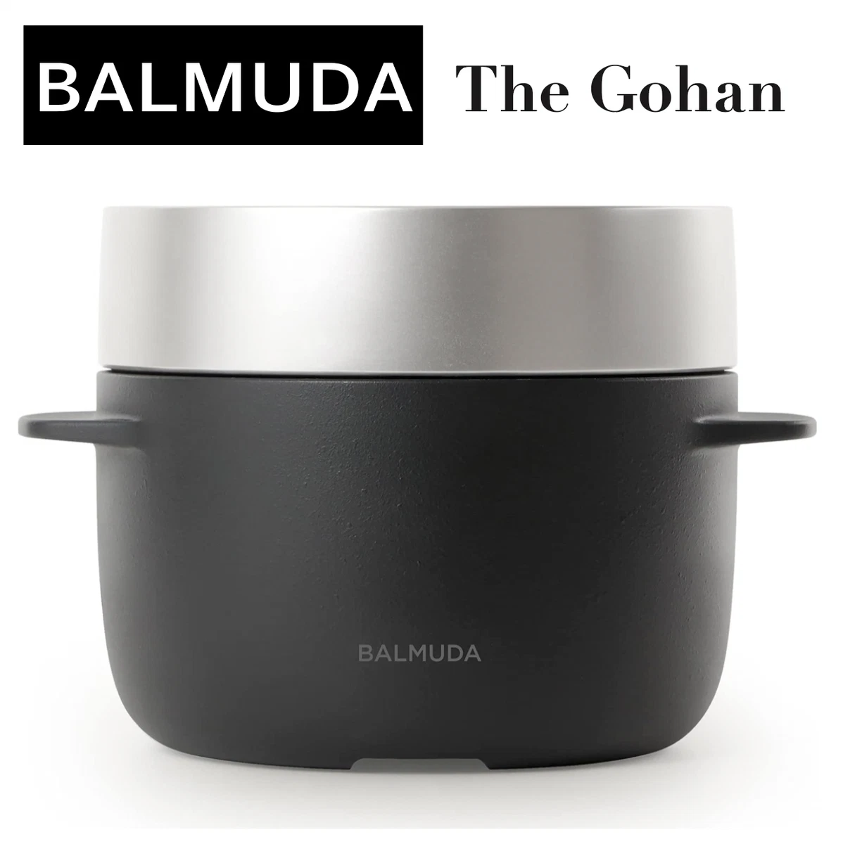 BALMUDA The Gohan K03A-BK 3-cooked electric rice cooker 100V Rice,Porridge Mode