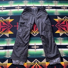 Burton Dryride Waterproof Nylon Snowboard Ski Pant Cargo Pockets Women Small