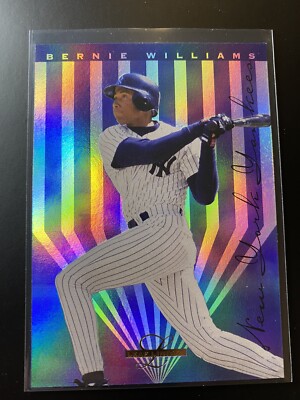1995 Leaf Limited Prism Foil #83 Bernie Williams New York Yankees Baseball Card