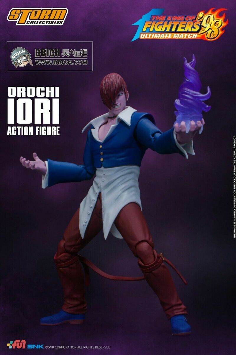 Storm Toys 1/12 King of Fighters 98 Crazy Iori Yagami OROCHI Action Figure  Gift