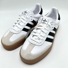 Adidas Originals Sambae Cloud White Metallic Gold Women's Shoes JI1349 size 6-9
