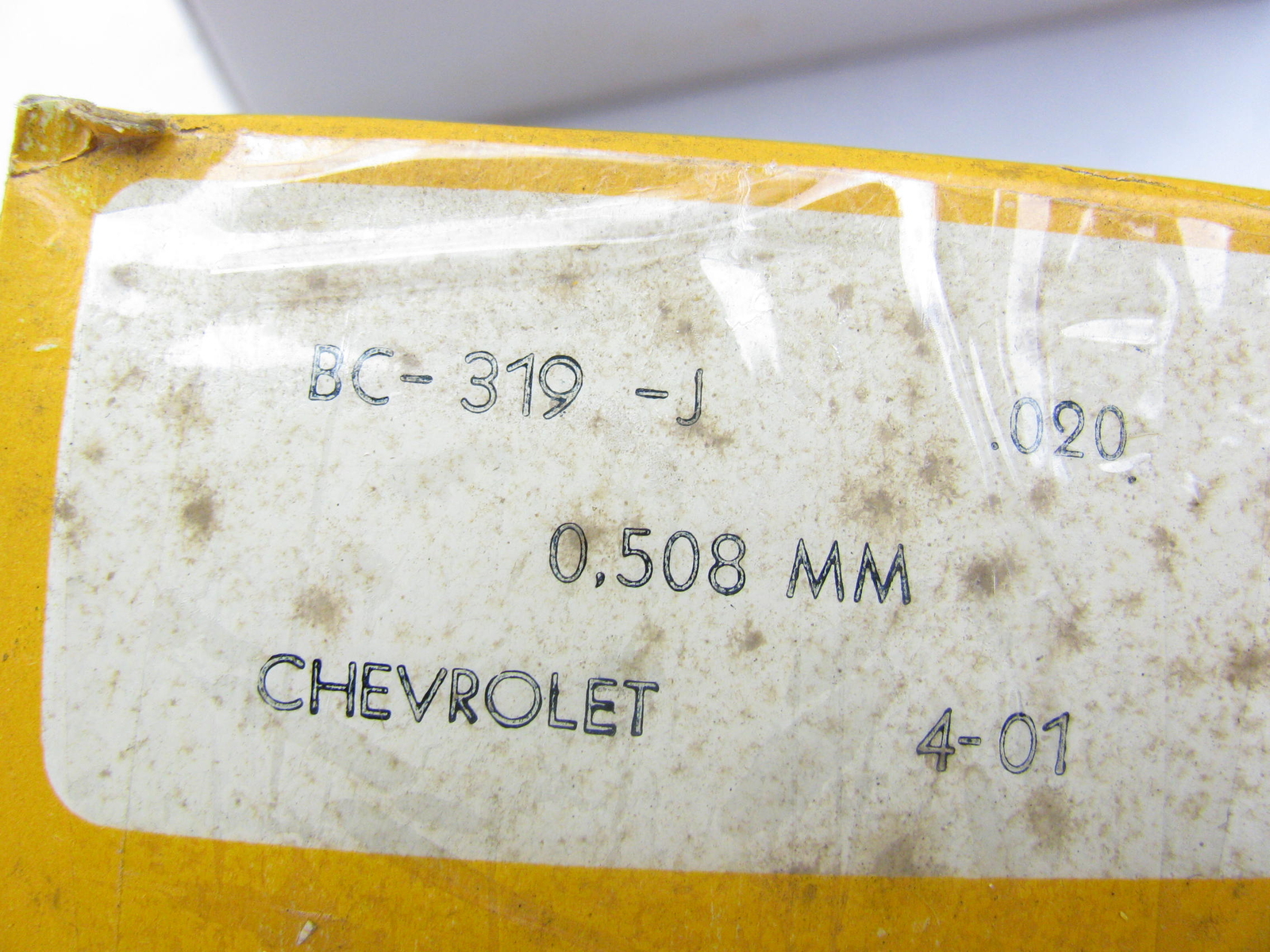 Metal Leve BC319J020 Main Bearings .020" 19551967 SBC Small Journal Crank eBay