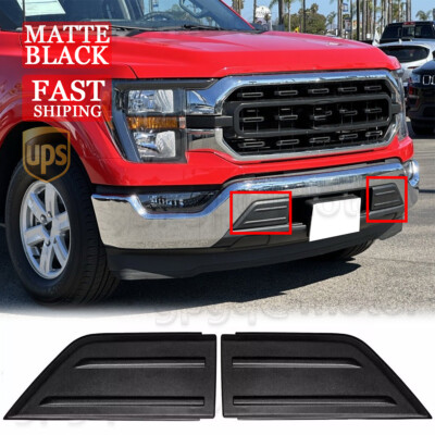 #ad For Ford F150 2021 2024 Matte Front Bumper Corner Cover Trim Bezels Accessories $10.99