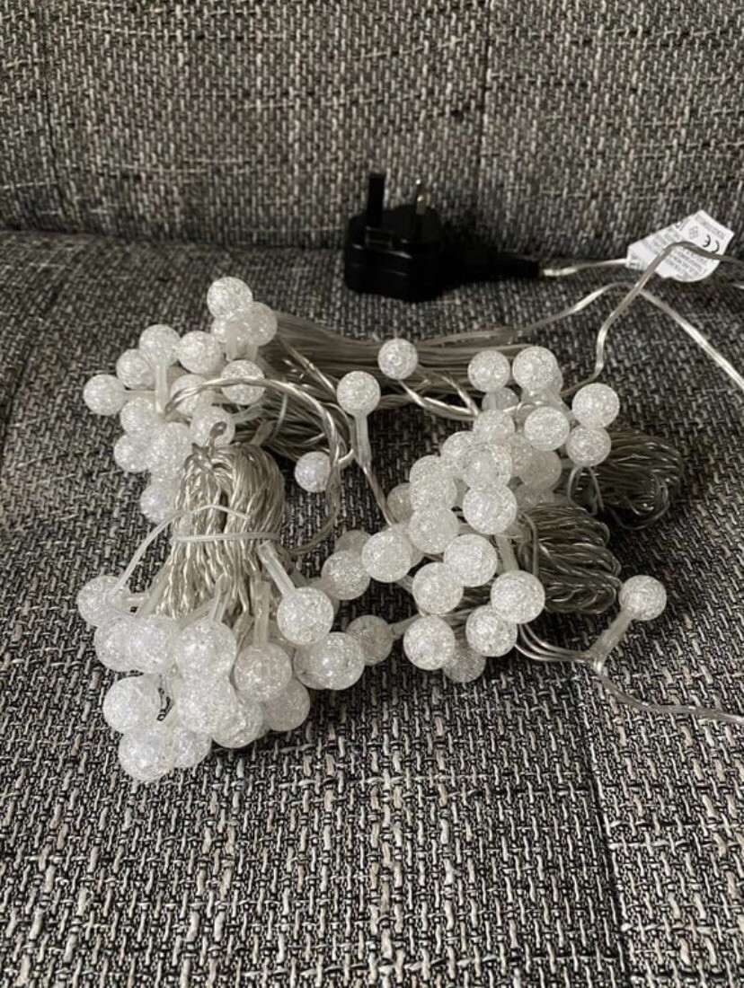 Christmas Tree Lights Plug In/100 Bulbs eBay