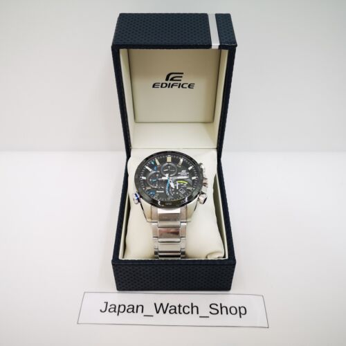 CASIO EDIFICE EQB-501XDB-1AJF Black 2017 TIME TRAVELER Men's Watch New in Box - Picture 3 of 24