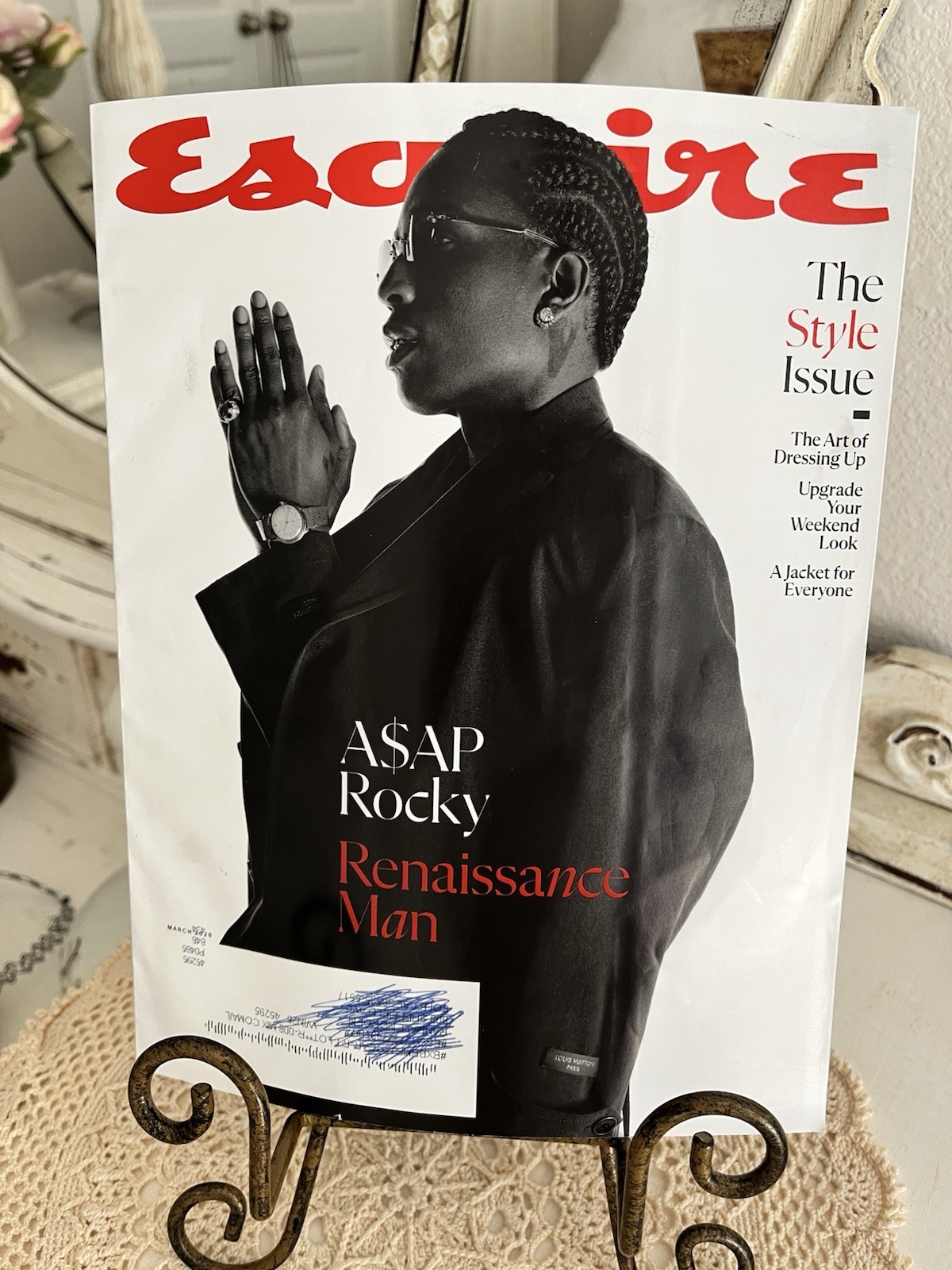Esquire Magazine March 2026 ASAP A$AP Rocky Renaissance Man  The Style Issue
