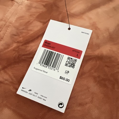 NWT Nike Boys Sportswear Casual Sports TieDye Daisy Embroidered SIZE L - Picture 6 of 8