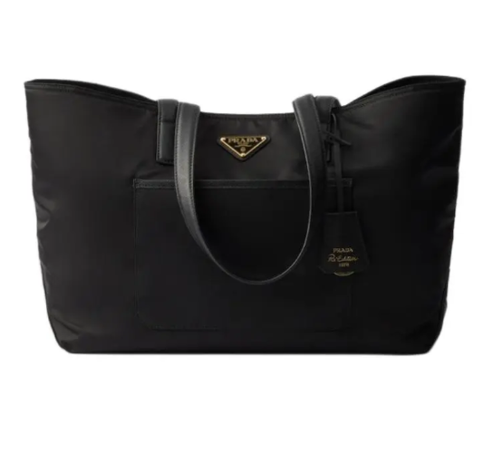 PRADA Re-Edition 1978 Saffiano shoulder bag medium women's black 13.8*5.9*10.2in