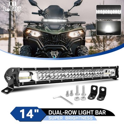 14'' LED Light Bar Combo Beam Offroad Driving Work Lamp ATV UTV CFMOTO CFORCE