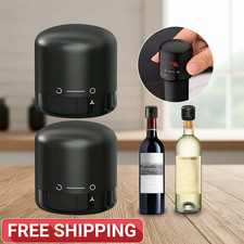 1x Reusable Wine Bottle Stopper Vacuum Sealed Stopper Keep Wine Fresh Flavorful
