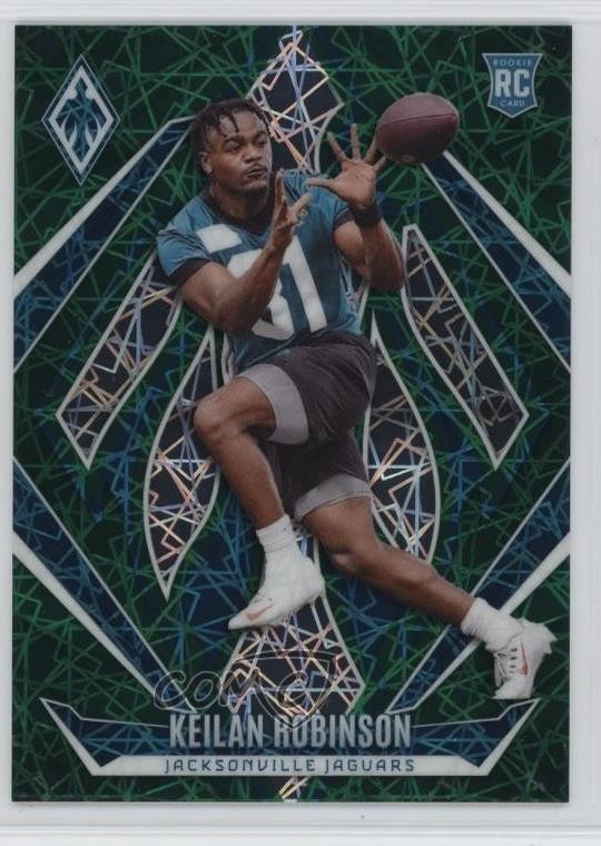 2024 Panini Phoenix Rookies Green Lazer 17/50 Keilan Robinson #212 Rookie RC 6q5