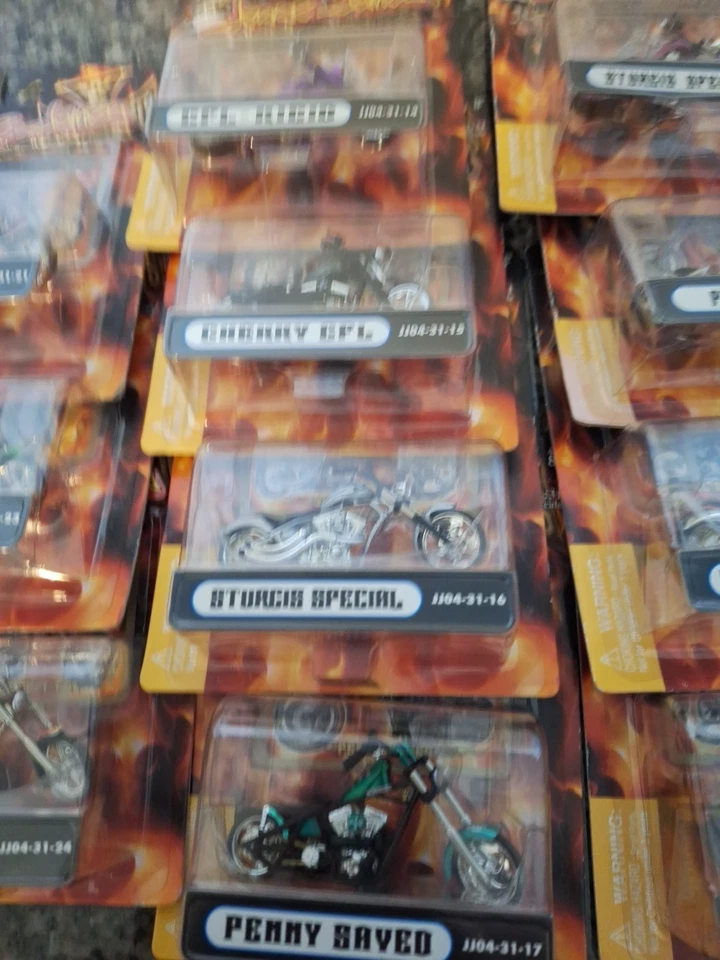 lot of 18 West Coast Choppers 04 & 05“Jesse James” ~ 1:31 Scale~Mint In Org Pack - Image 4 of 4