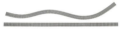 Bachmann 44371 HO 36'' Code 100 Nickel Silver Flex Track
