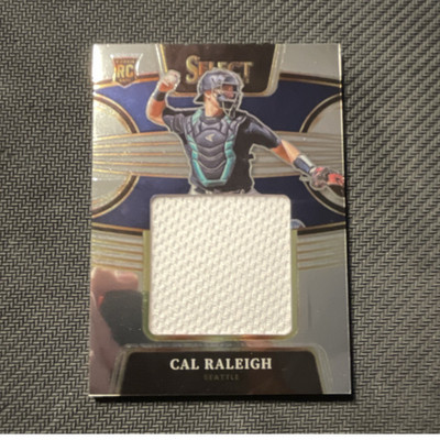 Panini 2022 Select Cal Raleigh Seattle Mariners Rookie Jumbo Swatch Mem #RJS-CR