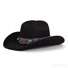 Suede Cowboy/Cowgirl Hat - Adjustable - High-End Suede - Shapeable - Western