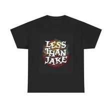 Less Than Jake Tshirt Vintage Punk Rock Band Merch Unisex Heavy Cotton Tee