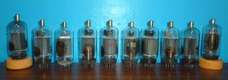 10 Mixed Lot 6JE6C 6LQ6 Sweep Tubes All Tested