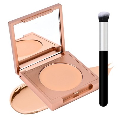 Under Eye Brightener with Brush Colored Clay CC Undereye Corrector, Dark Circles