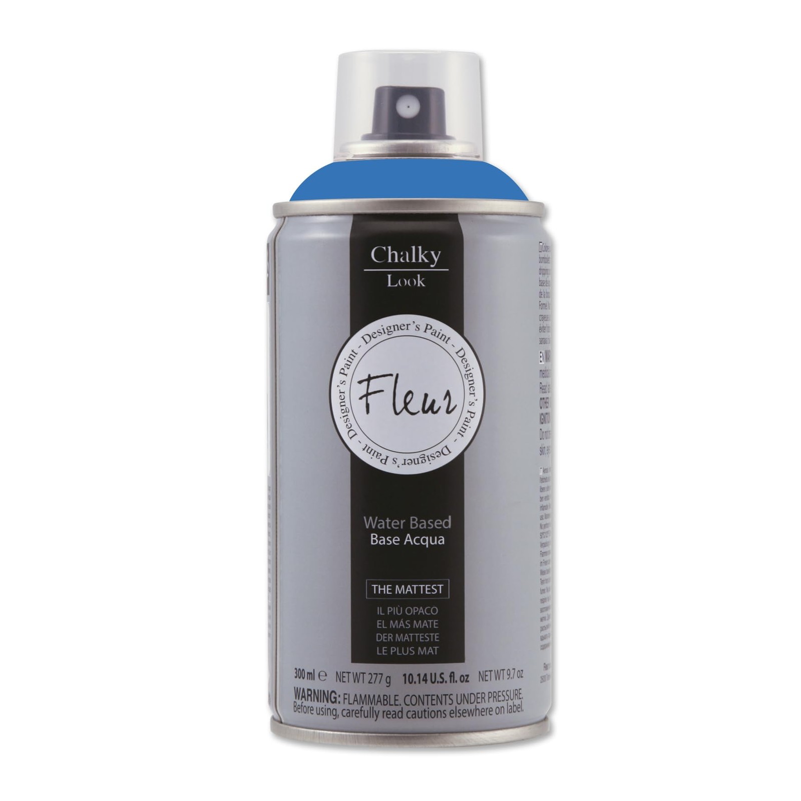 FLEUR Spray Vernice Chalk Paint, Extra Opaco, all' Acqua senza Odore, Multi STy8
