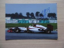Pedro de la Rosa "HRT" autograph signed 20x30 cm picture