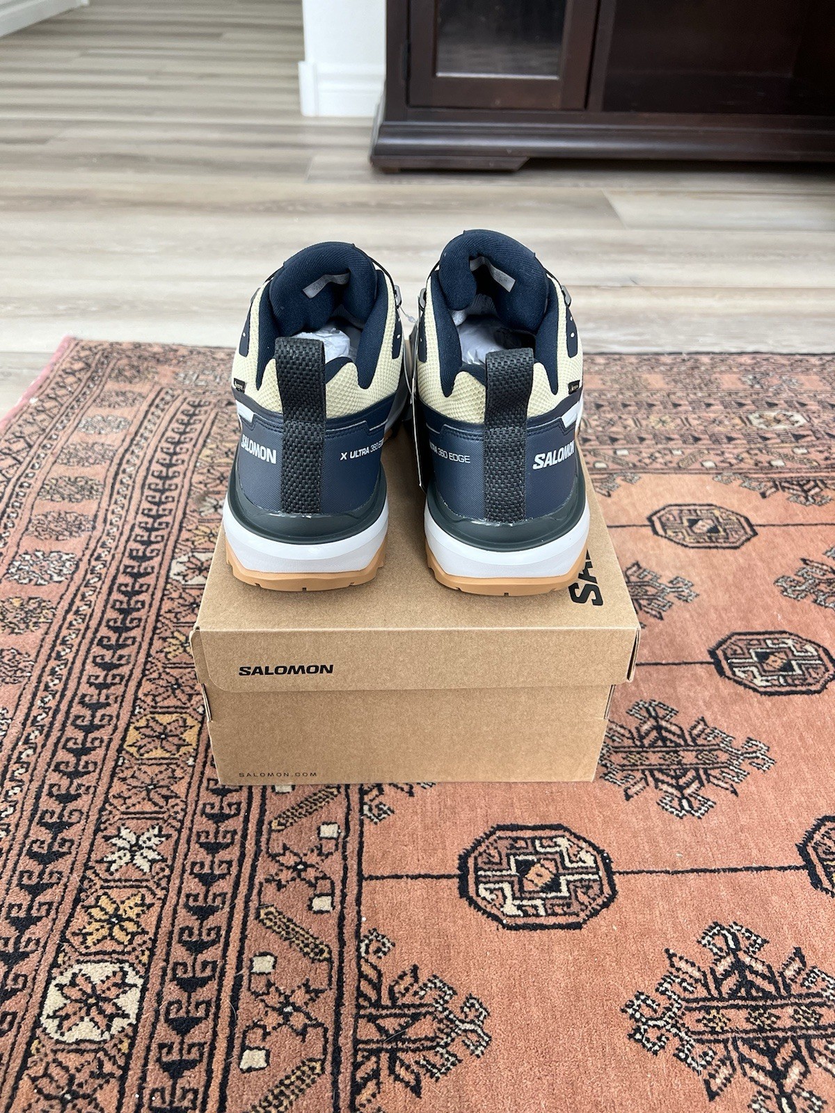 Salomon X Ultra 360 Edge GTX GoreTex H2OPROOF verde ardesia grigio carbonio escursione sentiero