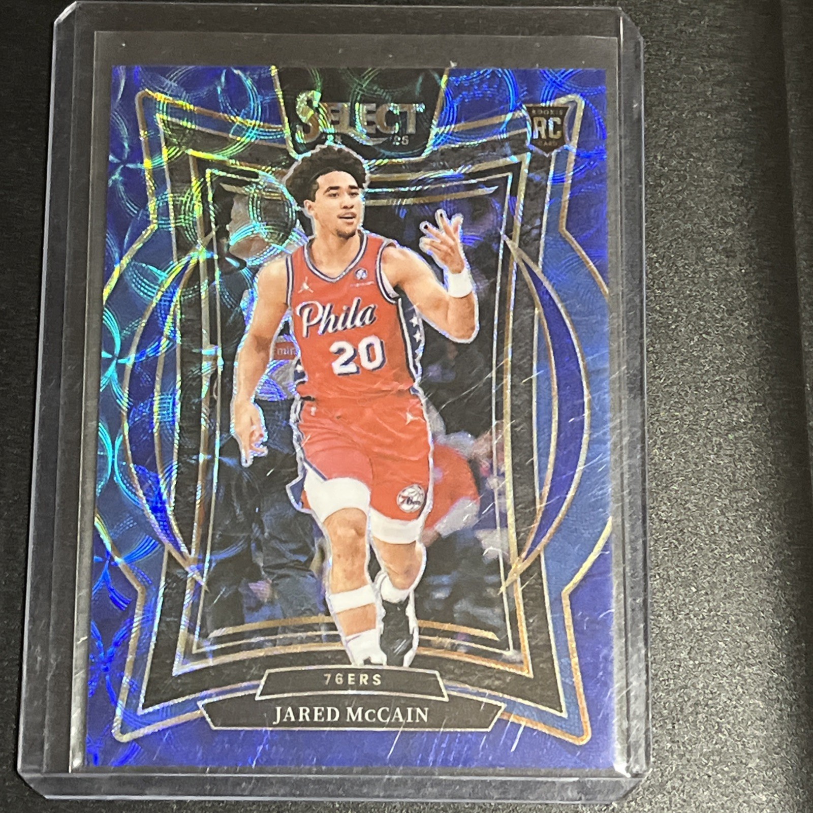 JARED MCCAIN 2024-25 SELECT CONCOURSE ROOKIE BLUE SCOPE PRIZM RC /249